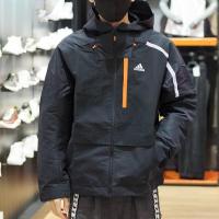 阿迪达斯(adidas)外套男装春季新款运动服梭织防风宽松上衣夹克HM5165