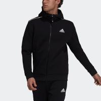 阿迪达斯(adidas)外套男装 2023春夏新款运动服跑步训练出行休闲舒适透气连帽夹克G