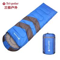 三极户外 中空棉睡袋便携式露营旅行冬季加厚TP2918户外露营睡袋