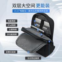 新秀丽(Samsonite)双肩包电脑包男士15.6英寸商务背包旅行包苹果笔记本书包 TX5黑色