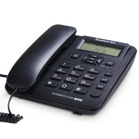 齐心 T330 电话机 多功能免提 黑(单位:台);