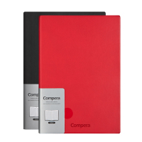 齐心 C8022 Compera 皮面笔记本 A5 154张 红