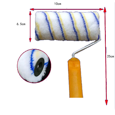 哈德通 黄蓝4寸滚筒刷 3个装 组