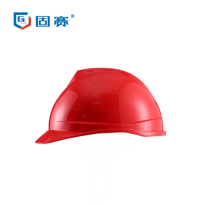 固赛 Virgo V1安全帽 GA1201-红色 透气款 HDPE材质 插片式调节 抗冲击防穿刺 建筑工地工程施工