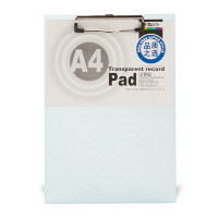 晨光(M&G)文具A4便携竖式书写记事夹文件夹垫板 资料夹 (蓝)ADM94512B (8个装)