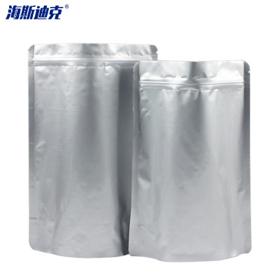 海斯迪克 HKZ-141 铝箔自立式自封袋 17*24+4铝箔自立袋(圆角)(100个)