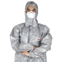 3M 4570防护服 防强酸碱化学液体/防细菌微生物/医药加工防化服 XL# 1件