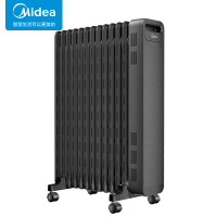 美的(Midea)取暖器油汀电暖器烤火炉13片家用办公室干衣2200W恒温NYX-G1