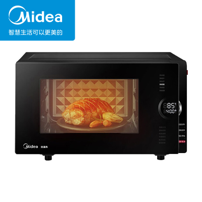 美的(Midea) 家用微波炉智能变频 烧烤功能 平板加热 一级能效低音23升容量