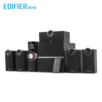 漫步者(EDIFIER) C6XD 5.1声道电视/客厅/电脑/家庭影院音箱 带功放音响 黑色