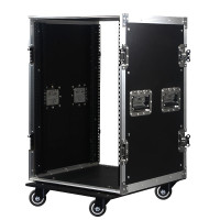 49U狮乐(SHILE)16U机柜音响设备专用铝合金航空箱功放音箱话筒调音台机柜