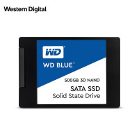 西部数据(WD) 500GB SSD固态硬盘 SATA3.0 Blue系列 3D技术 高速读写 五年质保