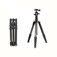 碳纤维云台三脚架套装相机单反微单支架摄影三角架独脚架 MC19 黑色