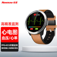 纽曼(Newmine)D6健康智能手环心率心电图高血压心脏检测仪中老年男女健身睡眠体温报警蓝牙手环