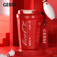 格沵GPS-2124VP-CCR(红)可口可乐联名款菱形咖啡杯(390mL)