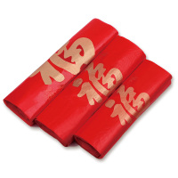 材慧红色塑料袋礼品自封袋水果超市购物袋打包束口袋背心超大塑料袋 红色 一捆50张 四号 宽35*长55超市袋 五丝特厚款