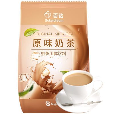 企购优品原味奶茶粉烘焙原料家用速溶固体饮料珍珠奶茶奶茶店材料原味粉1kg/包