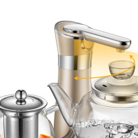志高(CHIGO)自动上水电热水壶 智能玻璃电茶盘 多段控温煮茶器电茶炉 茶具套装烧水壶JBL-B501
