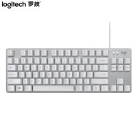 罗技 K835机械键盘 有线键盘 白色 TTC轴 青轴