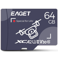 忆捷(EAGET)T5无人机存储卡高速稳定4K高清流畅 读速高达160MB/s高速TF卡 64G