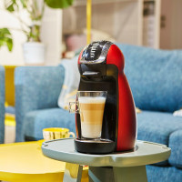 雀巢胶囊咖啡机 全自动胶囊咖啡机 Genio 小企鹅红 家用 办公室