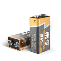 南孚 9v电池 碱性方块电池 适用遥控玩具 烟雾报警器无线麦克风等 1粒/卡 5卡装