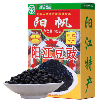 阳帆调味料阳江豆豉红盒装400g