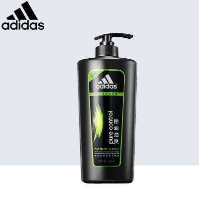 阿迪达斯 Adidas 男士去屑洗发水730ml 控油劲爽