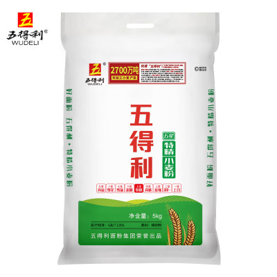 五得利五星特精小麦粉5KG