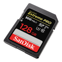 闪迪128GB SD存储卡 U3 C10 支持V90 8K数码相机内存卡 读速300MB/s 写速260MB/s
