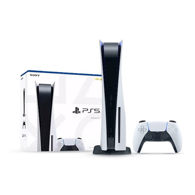 索尼(SONY)PS5 PlayStation5(轻薄版)光驱版国行主机PS5slim 游戏机+黑手柄