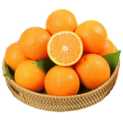 企采严选新鲜橙子秭归脐橙 伦晚脐橙现摘现发应季时鲜水果春橙 5个 大果