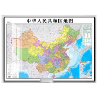 磁吸白板玻璃面白板带磁吸含中国地图120cm*180cm定制款