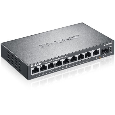 普联(TP-LINK)TL-SG1210P8口千兆千兆以太网交换机大功率POE供电(台)