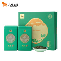 八马茶业绿茶 抱春龙井茶一级160g 2024年雨前礼盒装 茶叶端午送礼