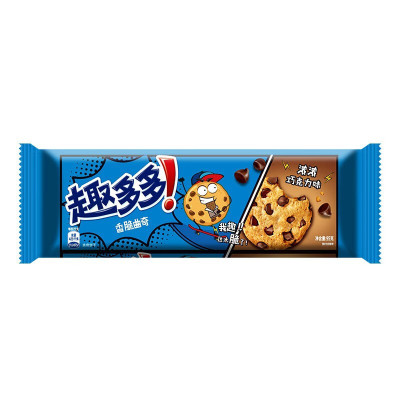 趣多多香脆曲奇浓浓巧克力味85g*6袋