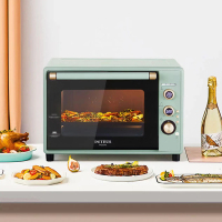 企业定制 柏翠面包机电烤箱家用40L容量搪瓷内胆独立控温PE3040GLC