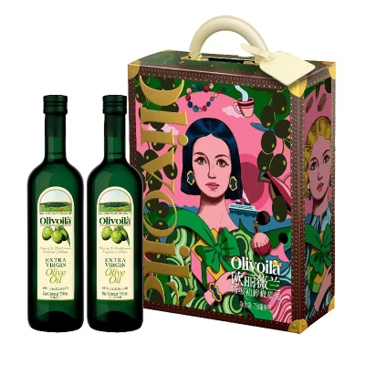 企业定制 欧丽薇兰橄榄油特级初榨橄榄油多酚营养物质橄榄礼盒1500ml