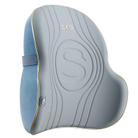 SKG腰部按摩器多模式腰椎背部双头捶打按摩仪全身肩颈腰部按摩靠垫T3