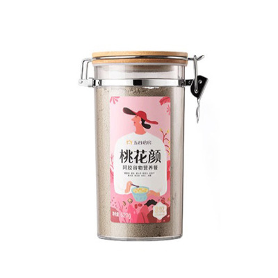 五谷磨房早餐粉薏米山药五谷冲饮阿胶谷物营养代餐粉桃花颜620g