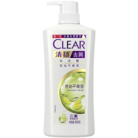 清扬(CLEAR)去屑洗发露控油平衡型白瓶 650g