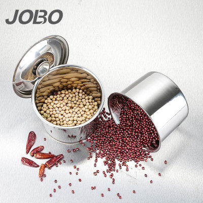 巨博(JOBO)调料缸罐加厚不锈钢味盅带盖子16cm(个)