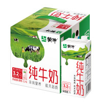 蒙牛 纯牛奶1L*6盒