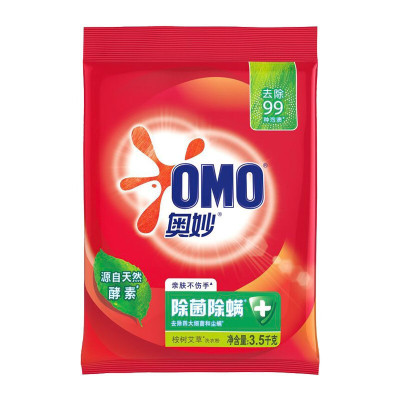 奥妙(omo)除菌除螨 洗衣粉3.5KG/袋