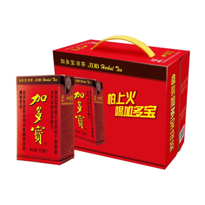 加多宝凉茶植物饮料茶饮料250ml*24盒整箱装