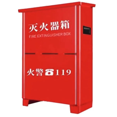 灭火器箱 干粉水基灭火箱子可放2具4KG消防器材