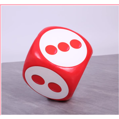 泡沫骰子大号大码色子娱乐游戏接亲道具定制大型活动数字实心筛子(50cm)