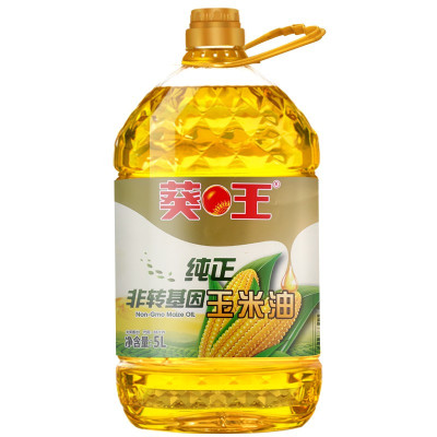 葵王 纯正非转基因玉米油 5L 食用油 家庭 桶装