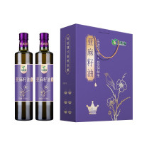 优素福一级冷榨亚麻籽油礼盒500ml*2