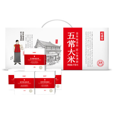裕道府 五常大米礼盒(匠心)5KG/袋